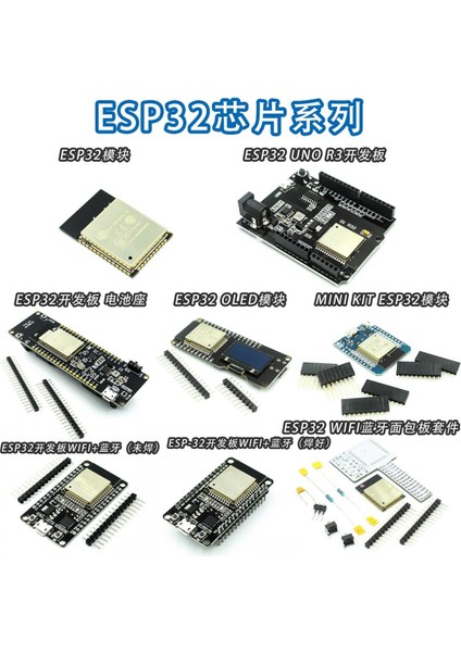 ESP8266 ESP32 Geliştirme Kartı Ultra Düşük Güç Tüketimi Çift Çekirdekli Esp-32 ESP-32S Esp 32 Benzer ESP8266 (Yurt Dışından)