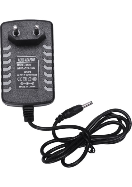 2x Ab Tak Ac 100-240V - Dc 5V 2A Adaptör Dönüştürücü Şarj Cihazı 3.5mm Siyah (Yurt Dışından)