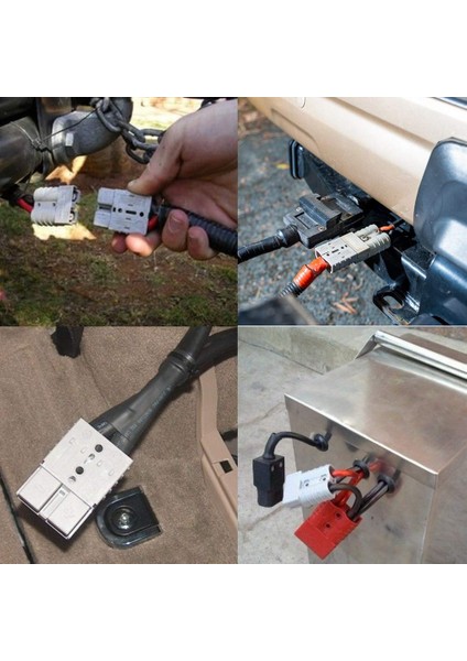 50A 6-10 Awg Bağlantı Kablo Demeti Fiş Konnektörü Vinç Fişi Ups Paketi Römork Forklift Için Hızlı Bağlantı Kesme (Yurt Dışından) fırsatları