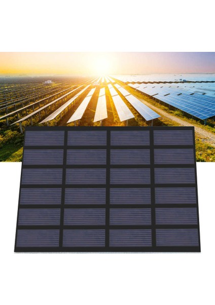 1.5W 6V Mini Polysilicon Güneş Paneli Pet Lamine Kurulu Dış Mekan Için Dıy Pil Şarj Cihazı (Yurt Dışından) fiyatları