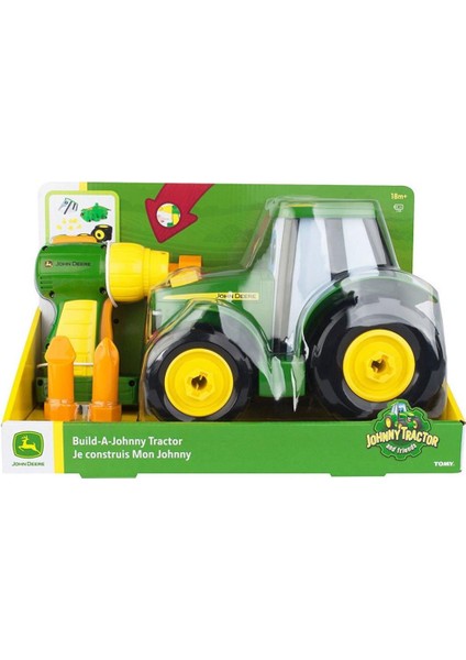 46655 Tomy John Deere - Yap-Oyna Traktör Johnny +18 Ay