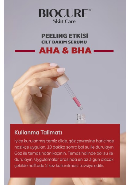 10 Aha & 2 Bha & Cilt Tonu Eşitleyici Kırmızı Peeling Cilt Serumu 30 Ml fırsatları