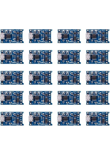 20PCS 18650 Lityum Koruma Levhası TP4056 Şarj Panosu (Yurt Dışından)