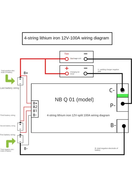 4s 12V 100A Lifepo4 Kurulu Denge Çeviricili Bms Kartı Ups Enerji Depolama (Yurt Dışından) fırsatları