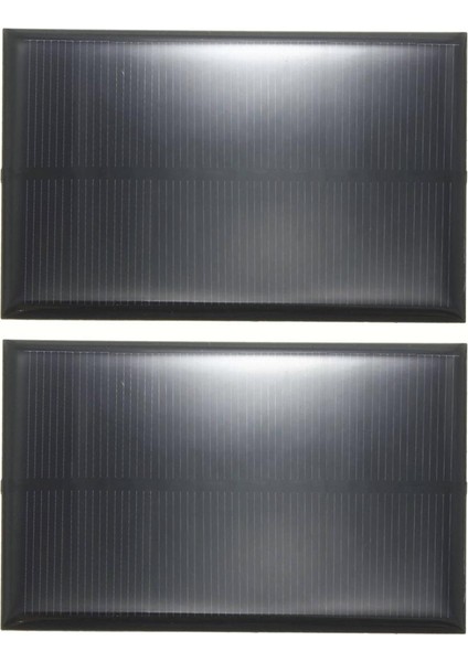 2x 1.25W 5V 250MA Siyah Güneş Paneli (Yurt Dışından)