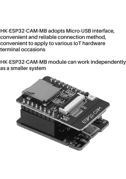 Bluetooth Kartı ESP32-CAM-MB Mikro Usb'den Seri Bağlantı Noktasına CH340G (Yurt Dışından)