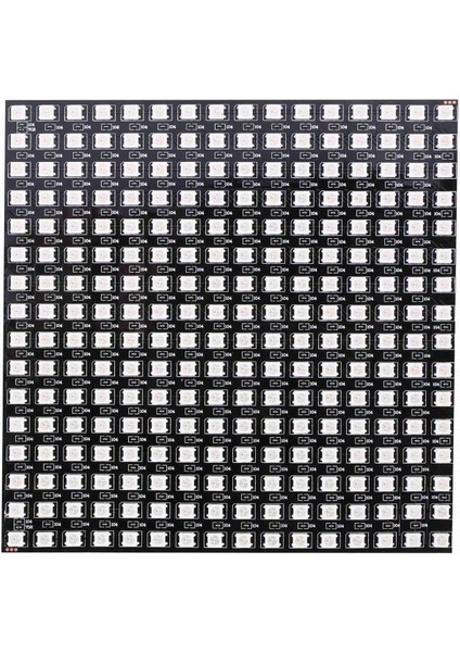 WS2812B LED Rgb Esnek Piksel Panel 16X16 LED Matris Ekran (Yurt Dışından)