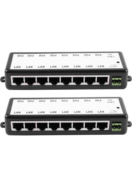 2x 8 Bağlantı Noktalı Poe Enjektör Poe Splitter Cctv Ağ Poe Kamera Ethernet Üzerinden IEEE802.3AF (Yurt Dışından)