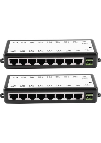2x 8 Bağlantı Noktalı Poe Enjektör Poe Splitter Cctv Ağ Poe Kamera Ethernet Üzerinden IEEE802.3AF (Yurt Dışından) fiyatları