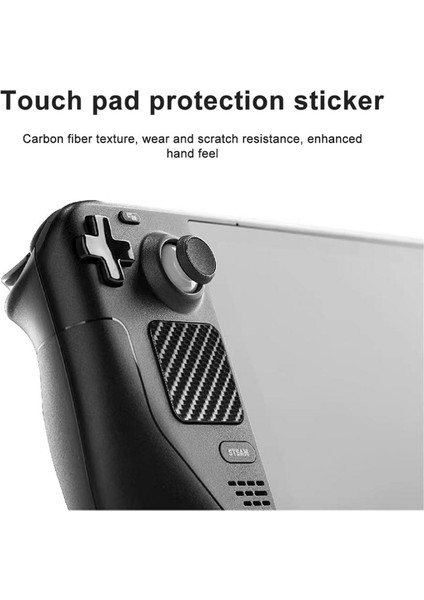 Steam Deck Sunucu Koruma Seti Için Toz Tapası + Düğme Trackpad Etiketi (Yurt Dışından)