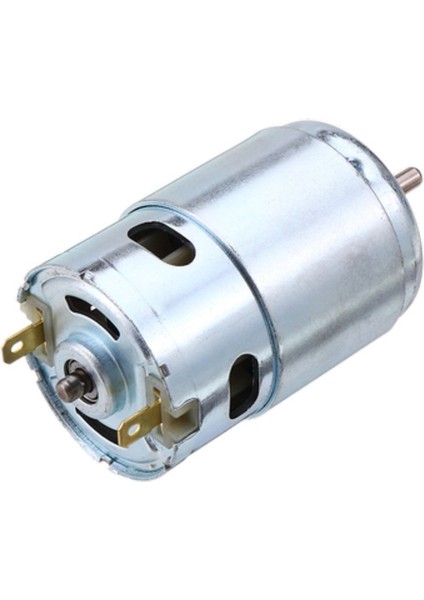 775 Motor (12-24V Çift Bilyalı Rulmanlı) Yüksek Hızlı Yüksek Tork 775 Motor Dc Motor (Yurt Dışından)