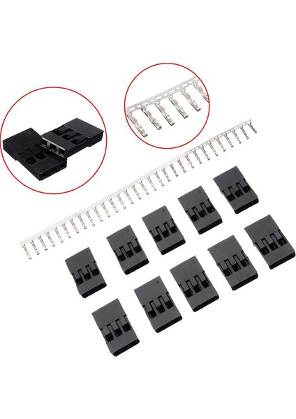 620 Adet Dupont Konektörü 2.54MM, Erkek+Dişi Pin Terminal Konnektörü (Yurt Dışından)