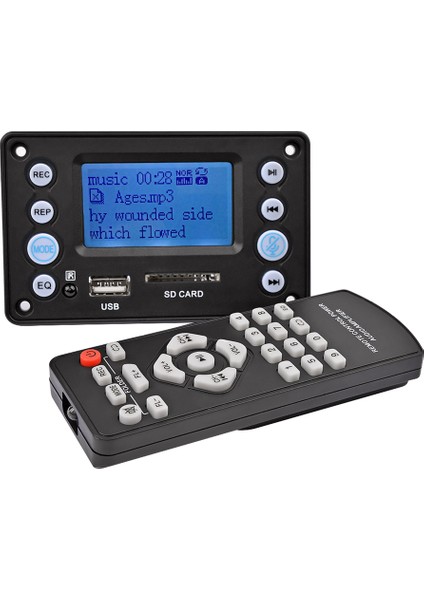 5V LCD Mp3 Dekoder Dac Bluetooth Ses Alıcısı Flac Wma Wav Dekoder (Yurt Dışından)