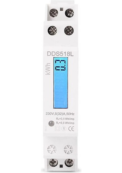 Srıwen Tek Fazlı LCD Arkadan Aydınlatmalı Wattmetre Güç Tüketimi Watt Enerji Ölçer Kwh Ac 5-32A 230V 50Hz 110V 60Hz Elektrikli Din Ray Montajı (Yurt Dışından)
