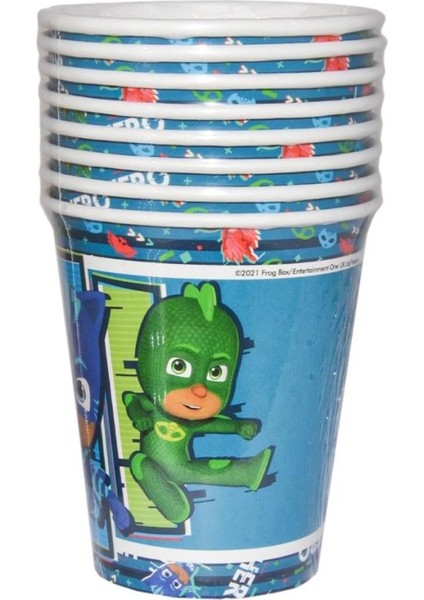 LPJ7184 Pj Masks Bardak 180/200ML 8 Adet