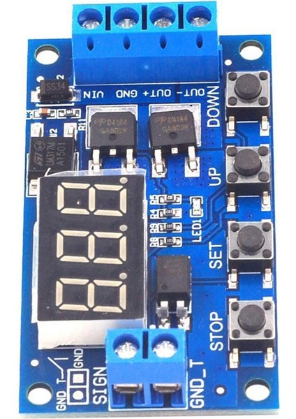 Zamanlama Geciktirme Röle Anahtarı Devresi Çift Mos Tüp Kontrol Kartı (Yurt Dışından)