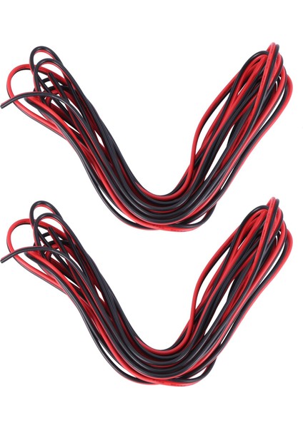 Metre Başına 2x 20 Ölçer Kırmızı Siyah Zip Tel Awg Kablo Topraklama Örgülü Bakır Araba (Yurt Dışından) fiyatları