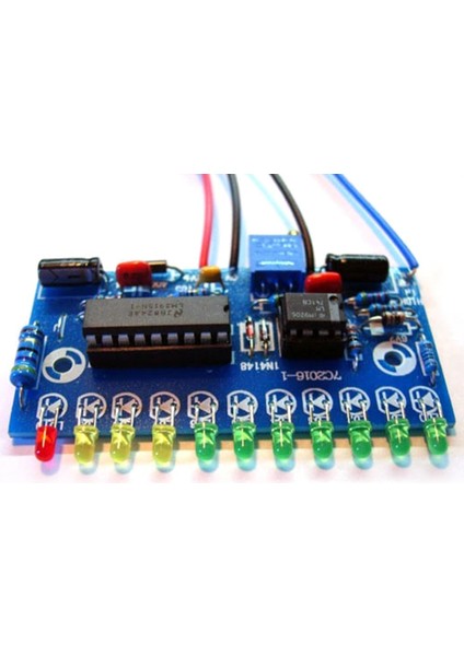 LM3915 10 LED Ses Seviyesi Göstergesi Dıy Vu Metre Amplifikatör Gösterimi (Yurt Dışından)