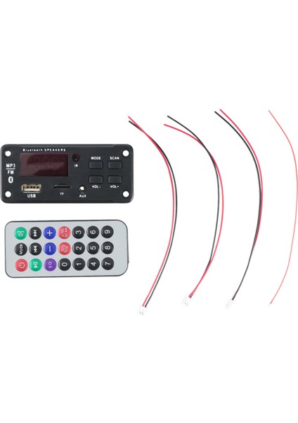 50W 12V Mp3 Dekoder Kartı 6V-12V Bluetooth 5.0 Araç Ses USB Tf (Yurt Dışından) fiyatları