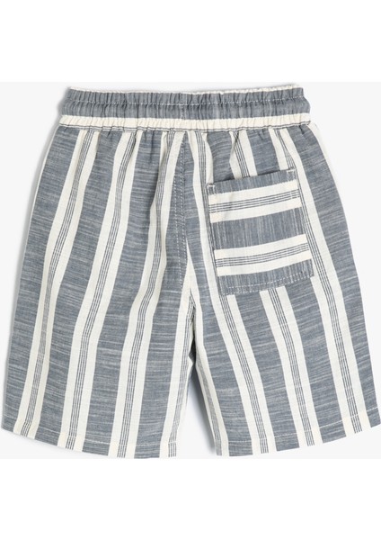 Chino Şort Beli Bağlamalı Cepli Pamuklu fiyatları
