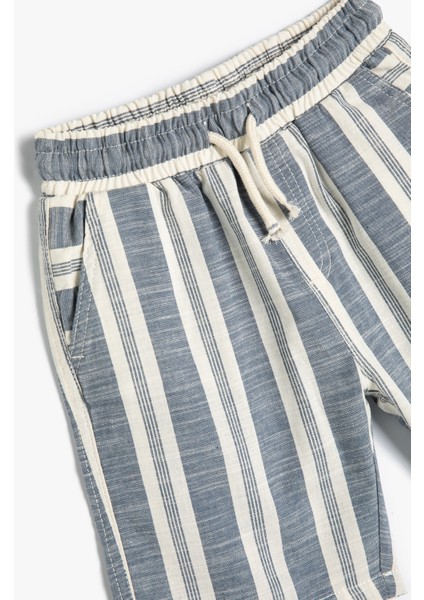 Chino Şort Beli Bağlamalı Cepli Pamuklu modelleri