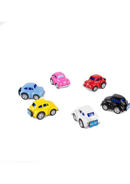 Oyuncak Metal Mini Vosvos Kaplumbağa Arabalar Çek Bırak 6'lı Set fiyatları
