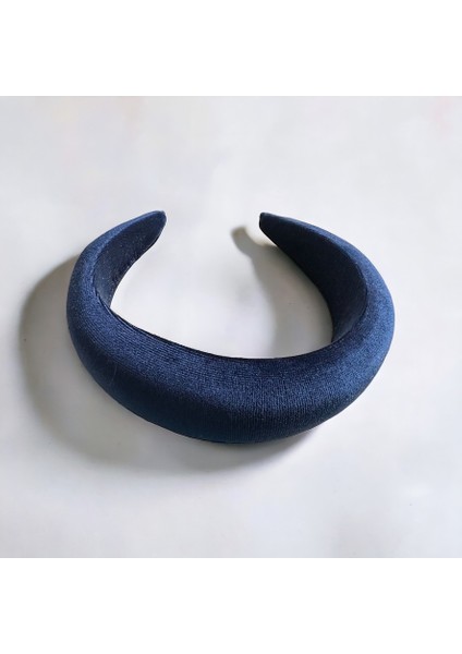 Kadife Dolgulu Düz Saç Taçı