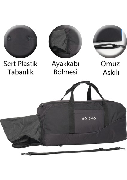 Omuz Askılı Ayakkabı ve Kirli Eşya Bölmeli Kabin Boy Spor, Seyahat ve Fitness Çantası Unisex fiyatları