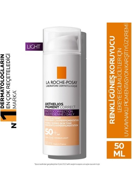 Anthelios Pigment Correct Light - 2022 Yeni Seri