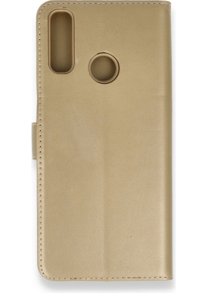 General Mobile Gm 10 Kılıf Trend S Plus Kapaklı Kılıf - Gold 323106