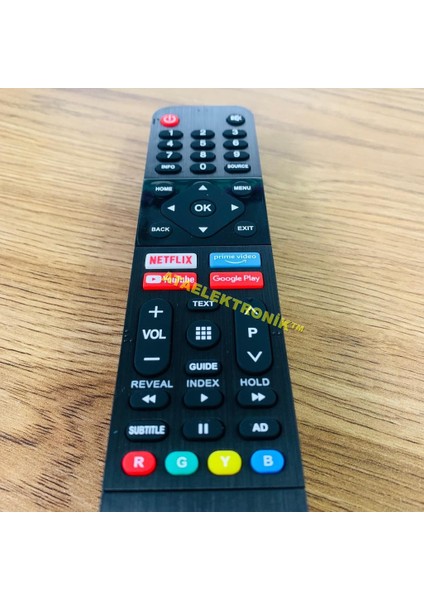 Arçelik A32B685A A32B685A A40 B 685 A A32 B 685/32 A32B685A Beko B40 B 685 A Uyumlu Android LCD Kumanda Youtube Netflix Google Play Yeni - Ses Komut Yoktur
