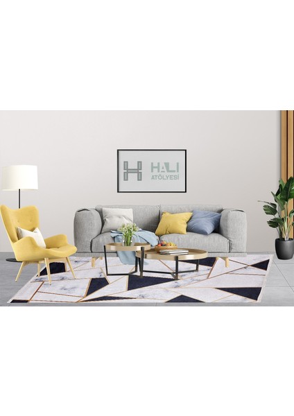 Iskandinav Gri Dijital Baskı Yıkanabilir Hipoalerjenik Kaymaz Taban Halı Yolluk fırsatları