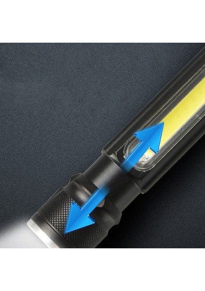 Zoroom Güçlü Işık LED El Feneri, Su Geçirmez Mini Çift Işık Kaynağı, USB Güçlü Işık Uzun - Çok Fonksiyonlu Aydınlatıcı (Yurt Dışından) fiyatları