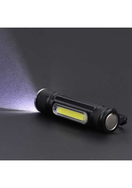 Zoroom Güçlü Işık LED El Feneri, Su Geçirmez Mini Çift Işık Kaynağı, USB Güçlü Işık Uzun - Çok Fonksiyonlu Aydınlatıcı (Yurt Dışından) modelleri