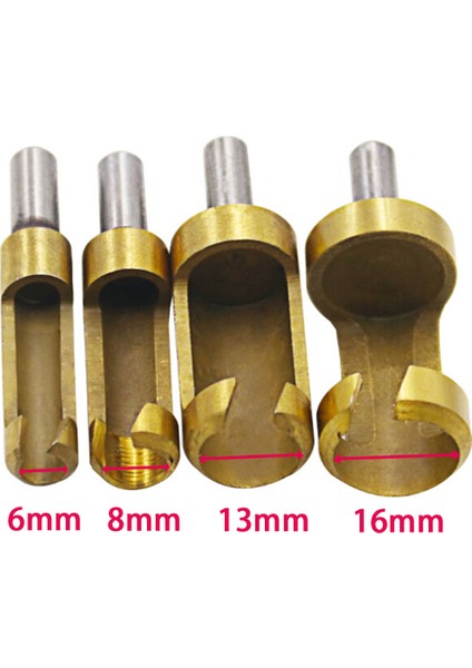 Adet/takım Titanyum Kaplı Fiş Kesici Delik Ahşap Kereste Matkap Ucu 6-16MM Podazz (Yurt Dışından)