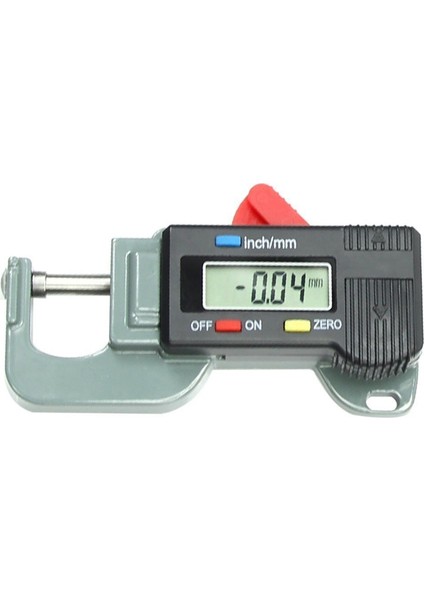 Taşınabilir Hassas Dijital Kalınlık Ölçer Ölçer Metal Test Cihazı Mikrometre 0 Ila 12.7mm (Yurt Dışından)