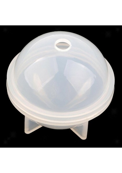Takı Çiçek Numune Şeffaf 20MM Için Yuvarlak Küre Silikon Reçine Kalıp Epoksi Topu (Yurt Dışından)