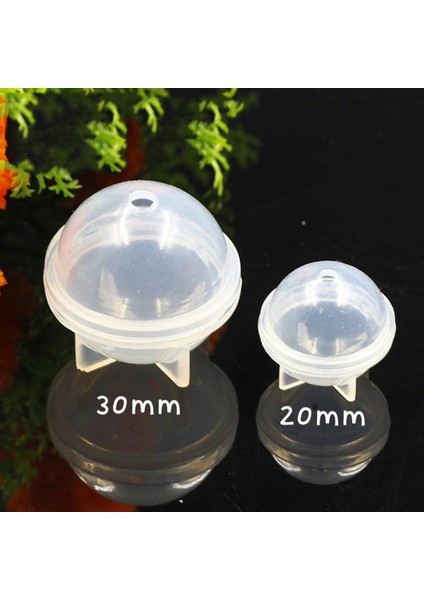 Takı Çiçek Numune Şeffaf 20MM Için Yuvarlak Küre Silikon Reçine Kalıp Epoksi Topu (Yurt Dışından) indirimleri