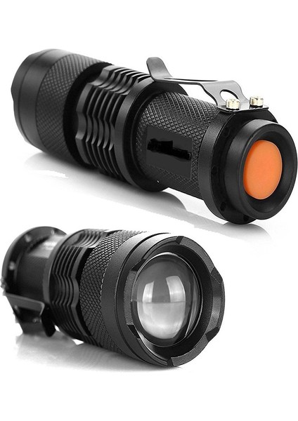 LED El Feneri, Alüminyum Alaşımlı 1200LM Ayarlanabilir Zoom Işık Lambası, Kaymaz Su Geçirmez Uzun Menzilli Güçlü Işık Orch Bisiklet Dağcılık Için Renk (Yurt Dışından) fiyatları