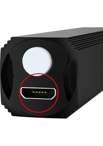 Flyeer Mini Parlak El Feneri LED Alüminyum Alaşımlı Çok Fonksiyonlu USB Şarj Edilebilir Taşınabilir Dış Mekan Küçük El Feneri (Yurt Dışından) modelleri