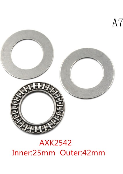 AXK0821 - AXK2542 Iki Pul Karşılaşmasıyla Eksenel Iğneli Rulman (Yurt Dışından)