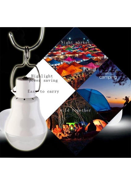 Taşınabilir Güneş Enerjisi LED Ampul Lamba Dış Aydınlatma Kamp Çadırı Balıkçılık Işık (Yurt Dışından) modelleri