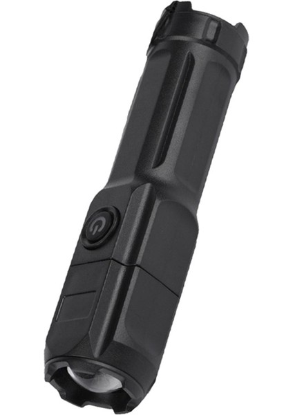 Dış Mekan Güçlü Işık Çift Işık Kaynaklı El Feneri Güçlü Işık El Feneri USB Doğrudan Şarj (Yurt Dışından)