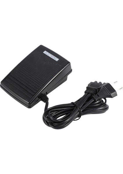 Ev Dikiş Makinesi Ayak Kontrol Pedalı Güç Kablosu Pedal Kontrolü Ab Tak 200-240V Siyah (Yurt Dışından)
