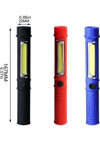 1000 Lus Ni Fenerler Çalışma Muayene Torkları Cob LED Çok Fonksiyonlu Bakım El Feneri Manyetik Tabanlı El Feneri (Yurt Dışından)