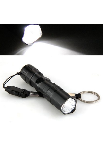 2x Su Geçirmez 3 W LED 200LM Süper Parlak Mini El Feneri Lamba Torch Kamp Balıkçılık (Yurt Dışından)