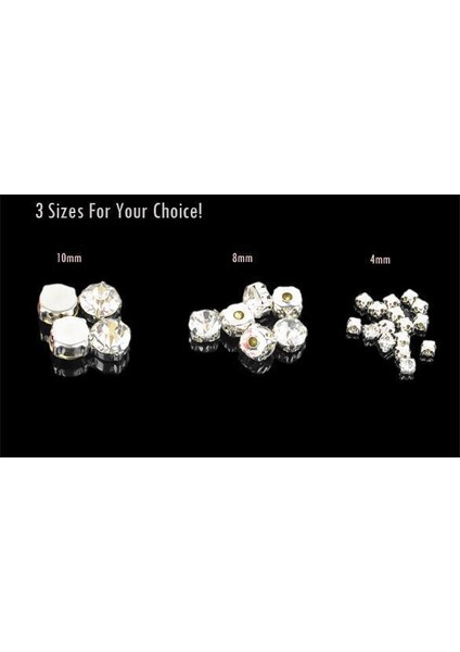 [bestgo] 50 Adet Kristal Yapay Elmas Takı Aksesuarları Kaplama Çokyüzlü Boncuk (Yurt Dışından) modelleri