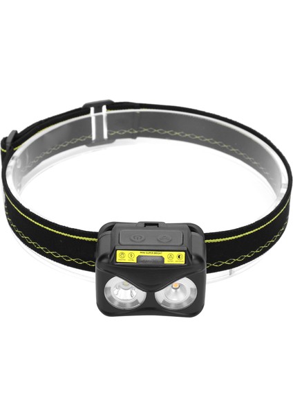 Xpg+Cob Sarı Işık Güçlü Parlaklık USB Şarjlı Indüksiyonlu Far Dayanıklı (Yurt Dışından) fiyatları