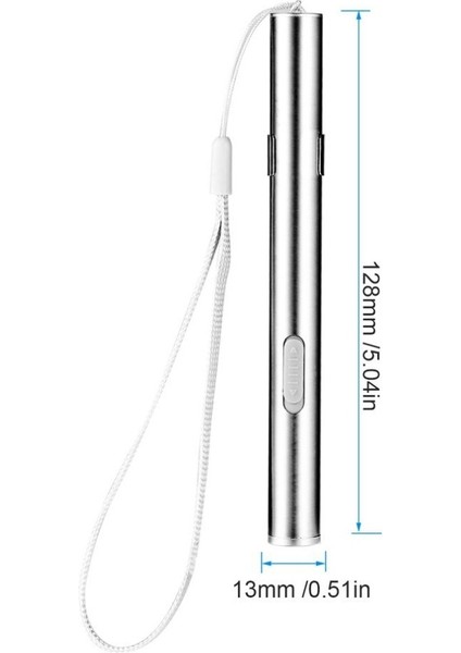 Tıbbi Kullanışlı Kalem Şekilli USB Şarj Edilebilir El Feneri Klipsli LED Torch (Yurt Dışından) fırsatları