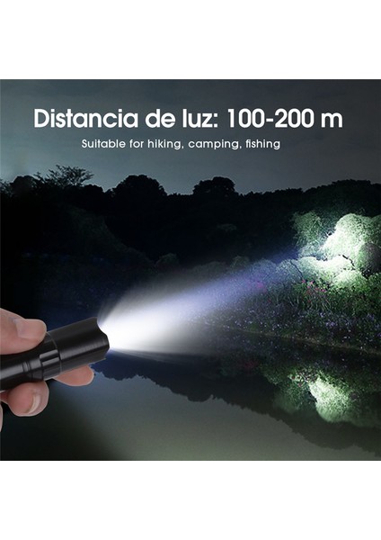 Mini Taşınabilir LED El Fenerleri Su Geçirmez Alüminyum Küçük Elektrikli Torch Işık Açık Seyahat Yürüyüş Balıkçılık Gece Işıkları Lamba (Piller Dahil Değildir) (Yurt Dışından) modelleri